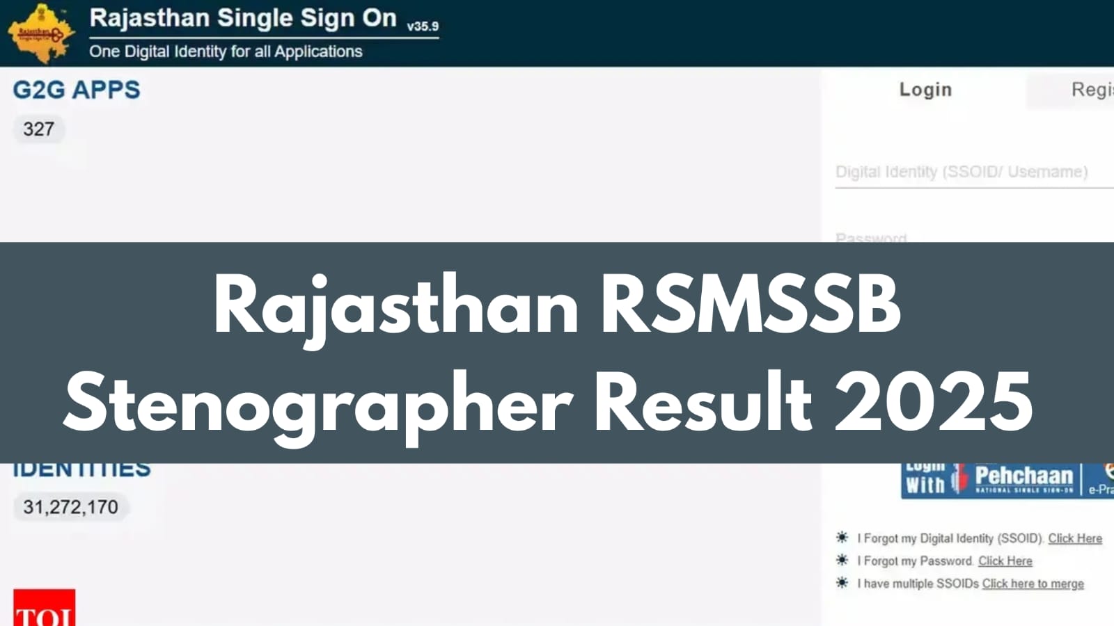 Rajasthan RSMSSB Stenographer Result 2025 Released Direct Link to Download Phase-II Result Online