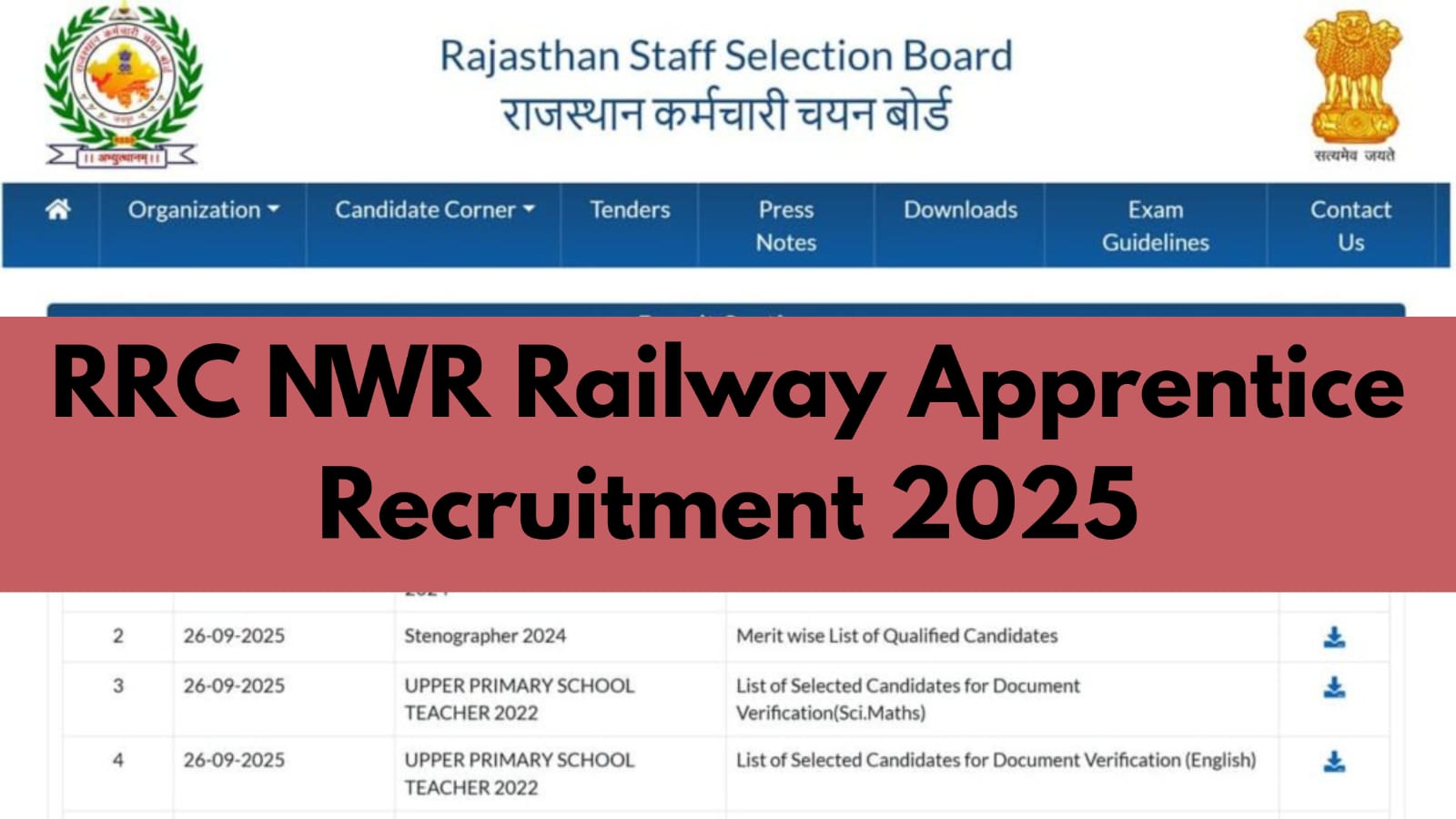 RRC NWR Railway Apprentice Recruitment 2025 – Apply Online for 2162 Apprentice Vacancies